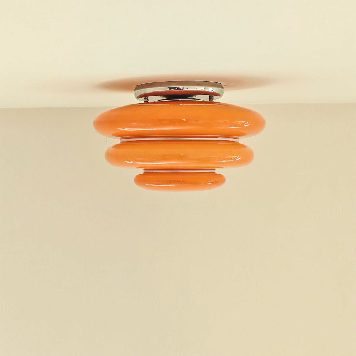 Miroel oranje plafondlamp