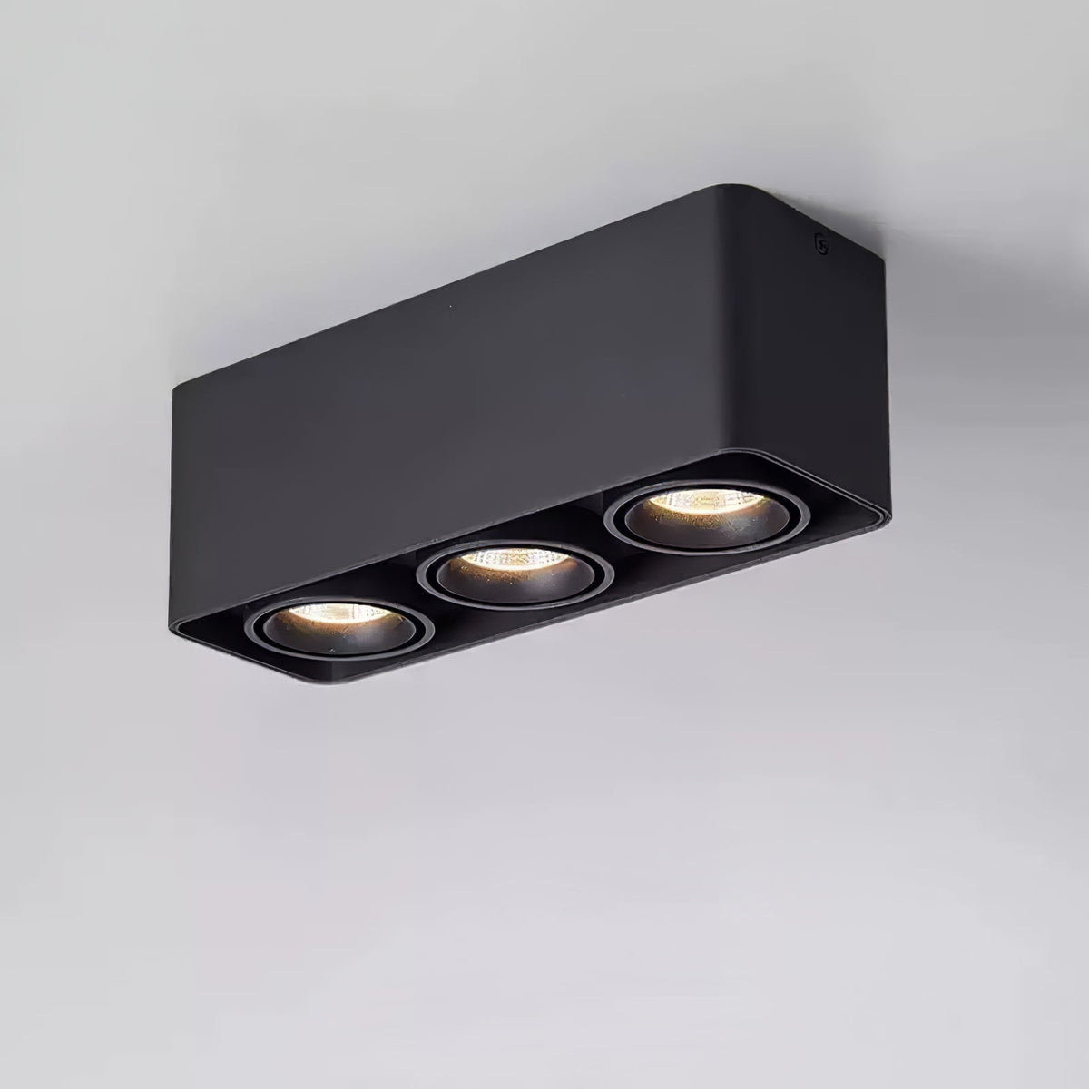 Devely Spotlight Vlakke Plafondmontage Dubbele LED Hoekige Minimalistische