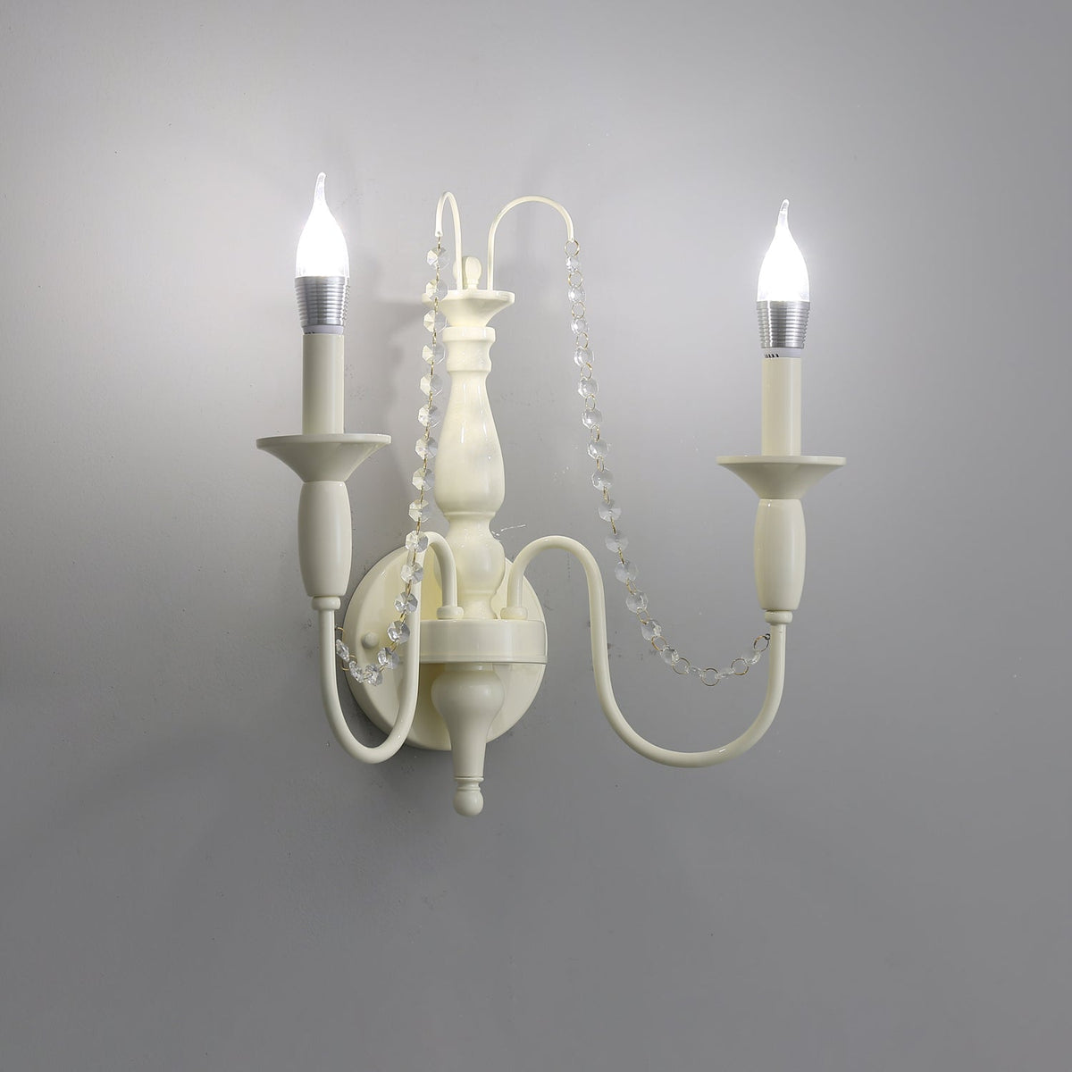 Vatalisra Vintage Industriële wandlamp met glas