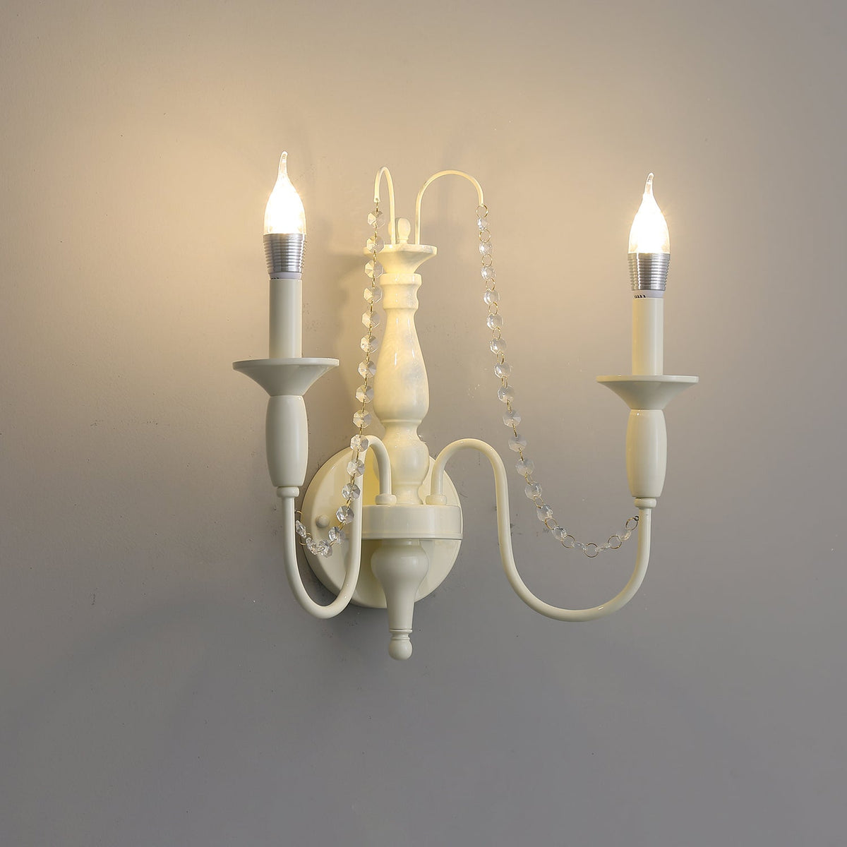 Vatalisra Vintage Industriële wandlamp met glas