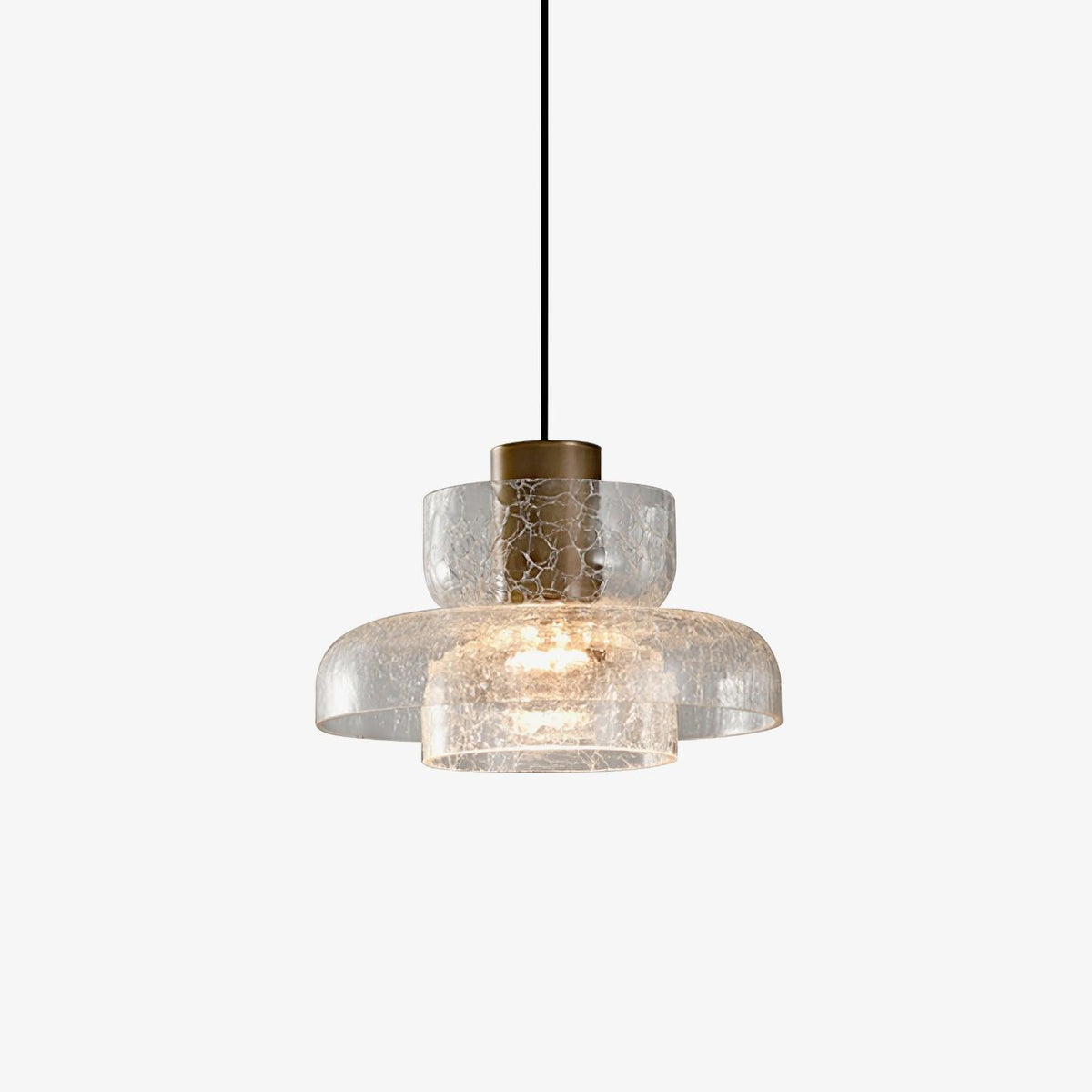 Glacier Crackle glas hanglamp
