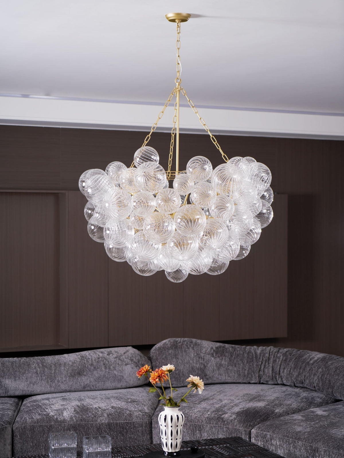 Ben Kroonluchter Glasbal Bubbel Modern