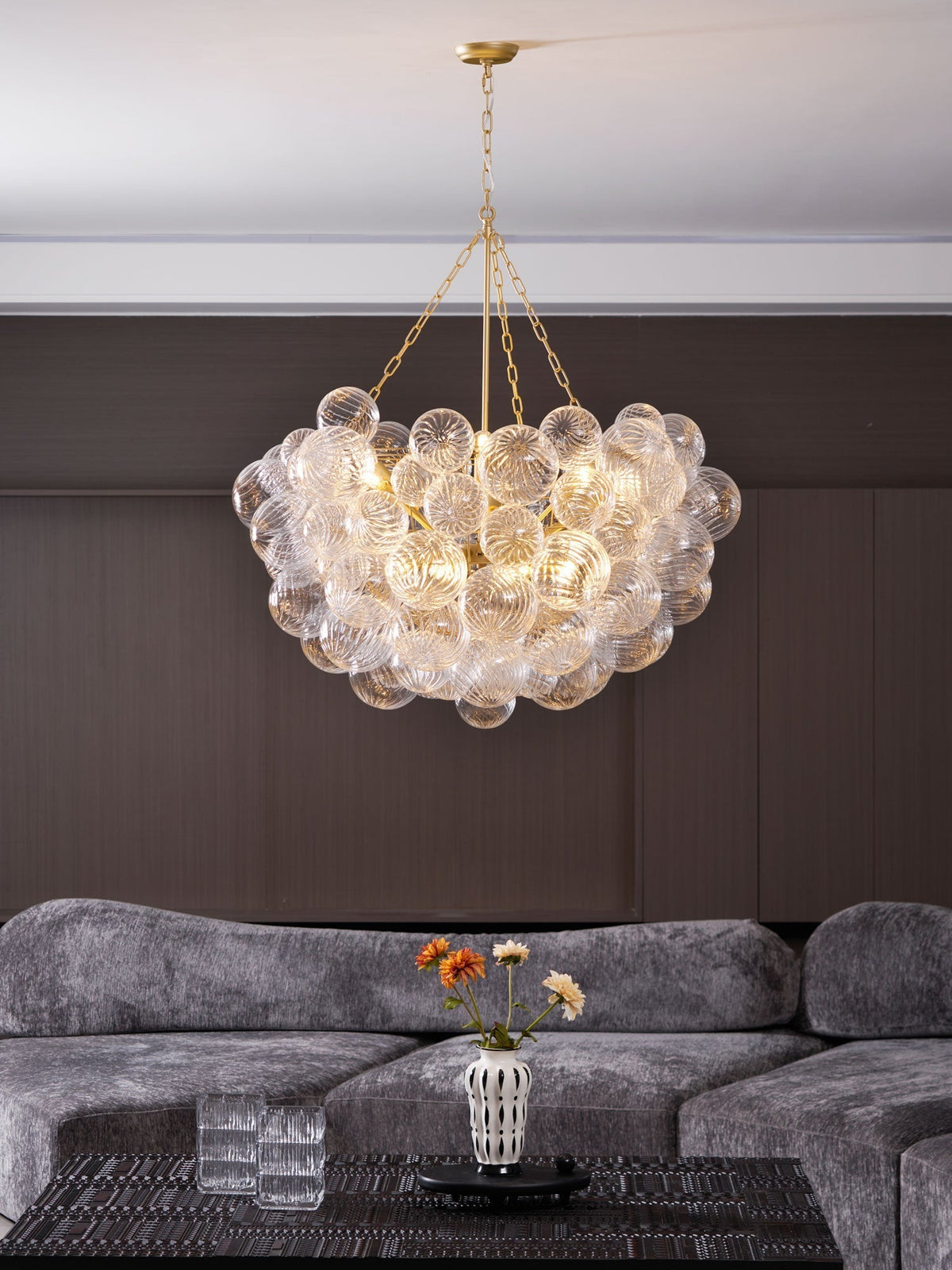 Ben Kroonluchter Glasbal Bubbel Modern