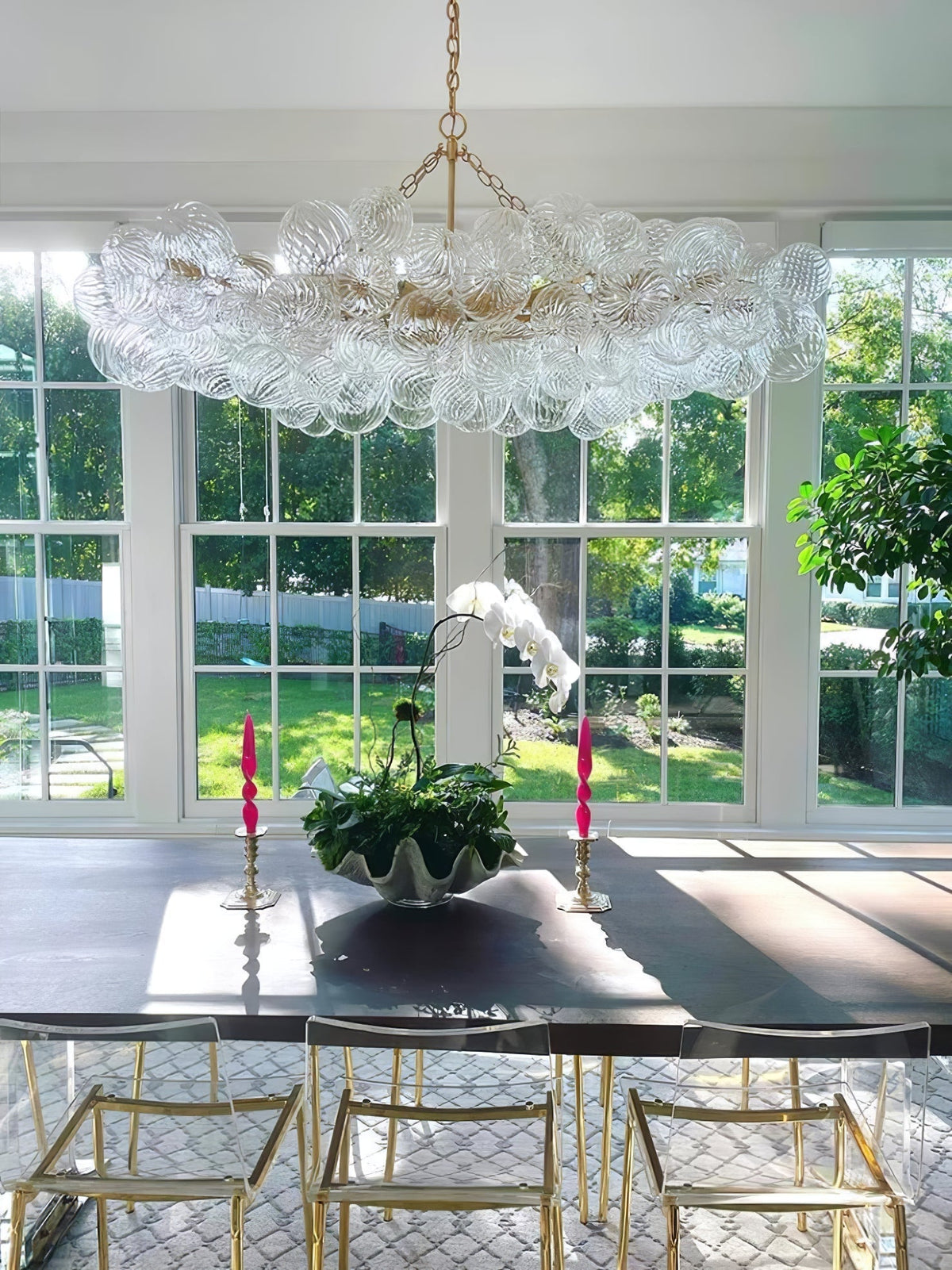 Ben Kroonluchter Glasbal Bubbel Modern