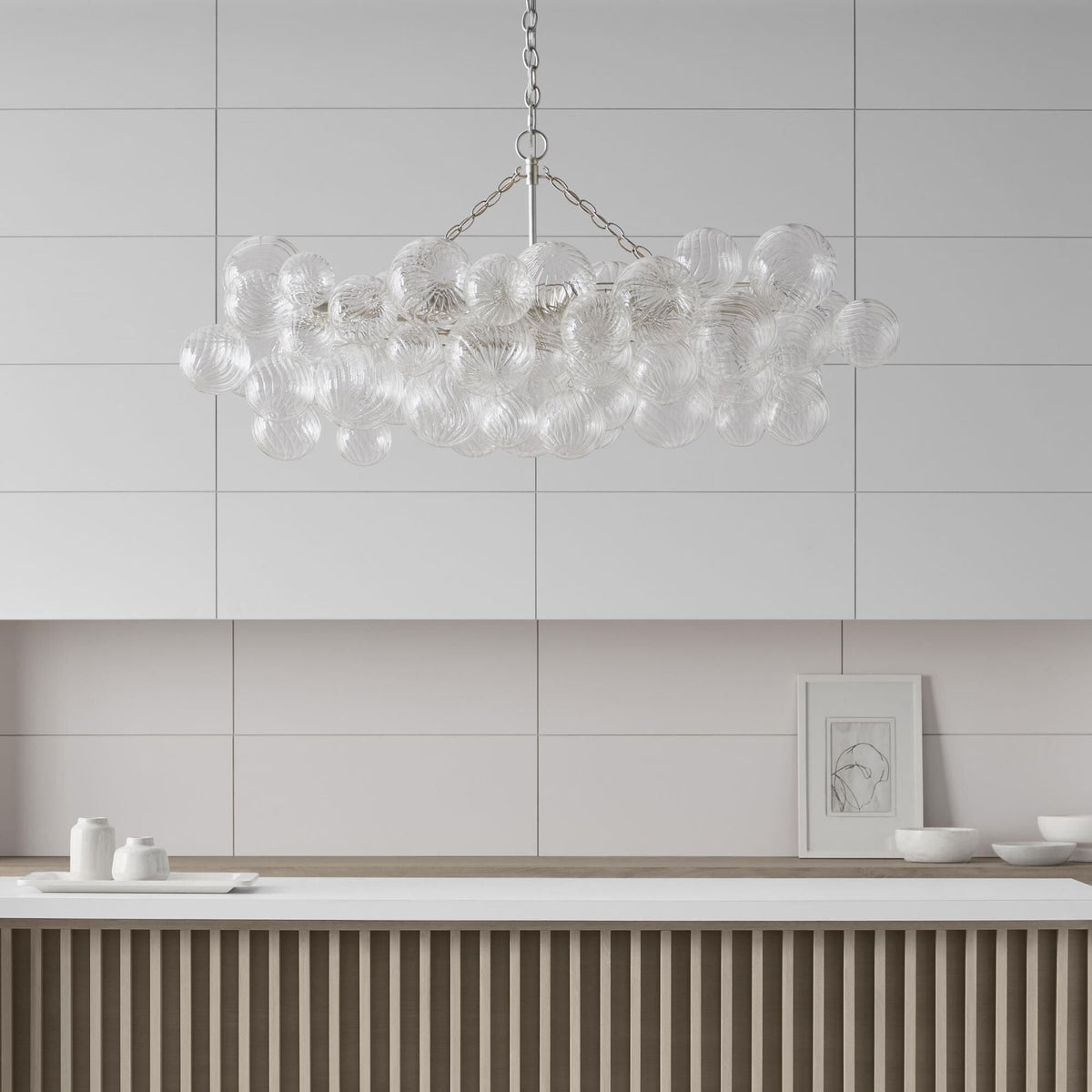 Ben Kroonluchter Glasbal Bubbel Modern