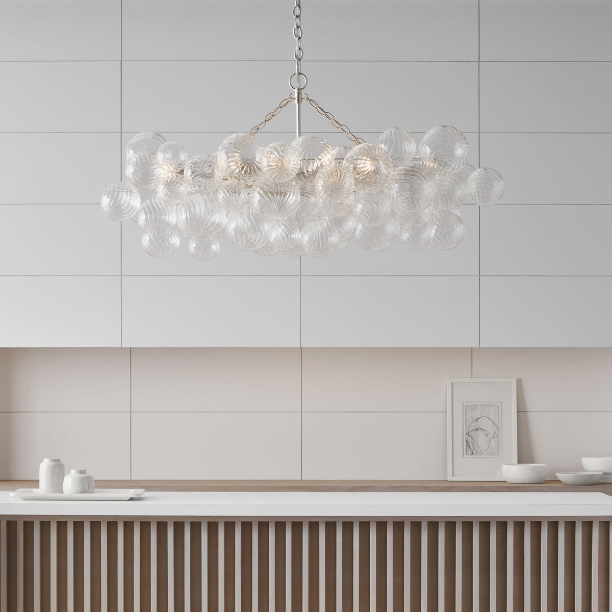 Ben Kroonluchter Glasbal Bubbel Modern