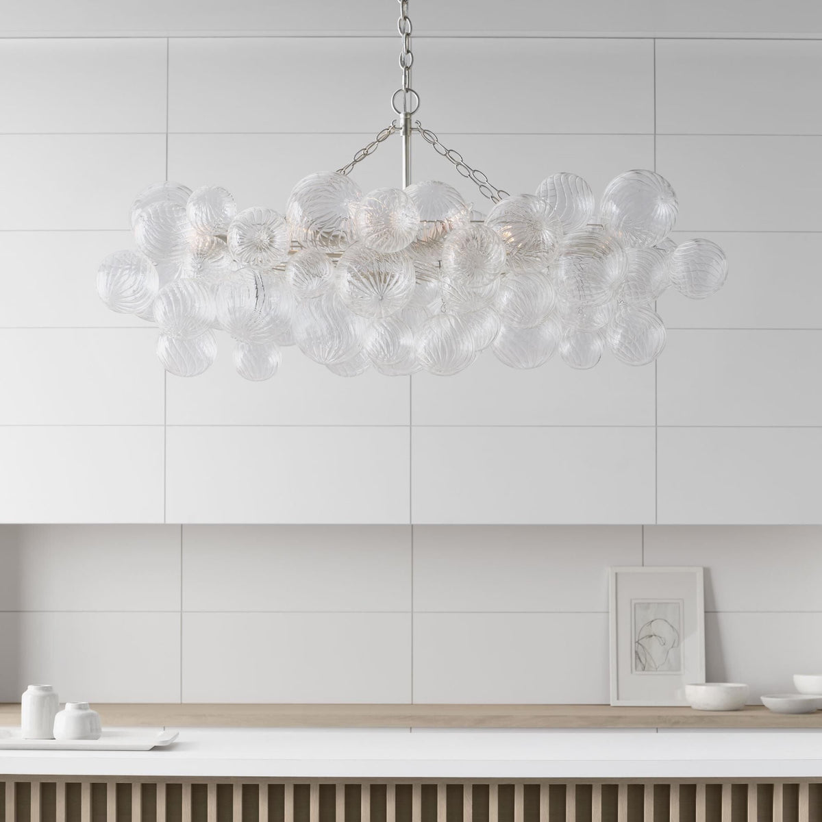 Ben Kroonluchter Glasbal Bubbel Modern