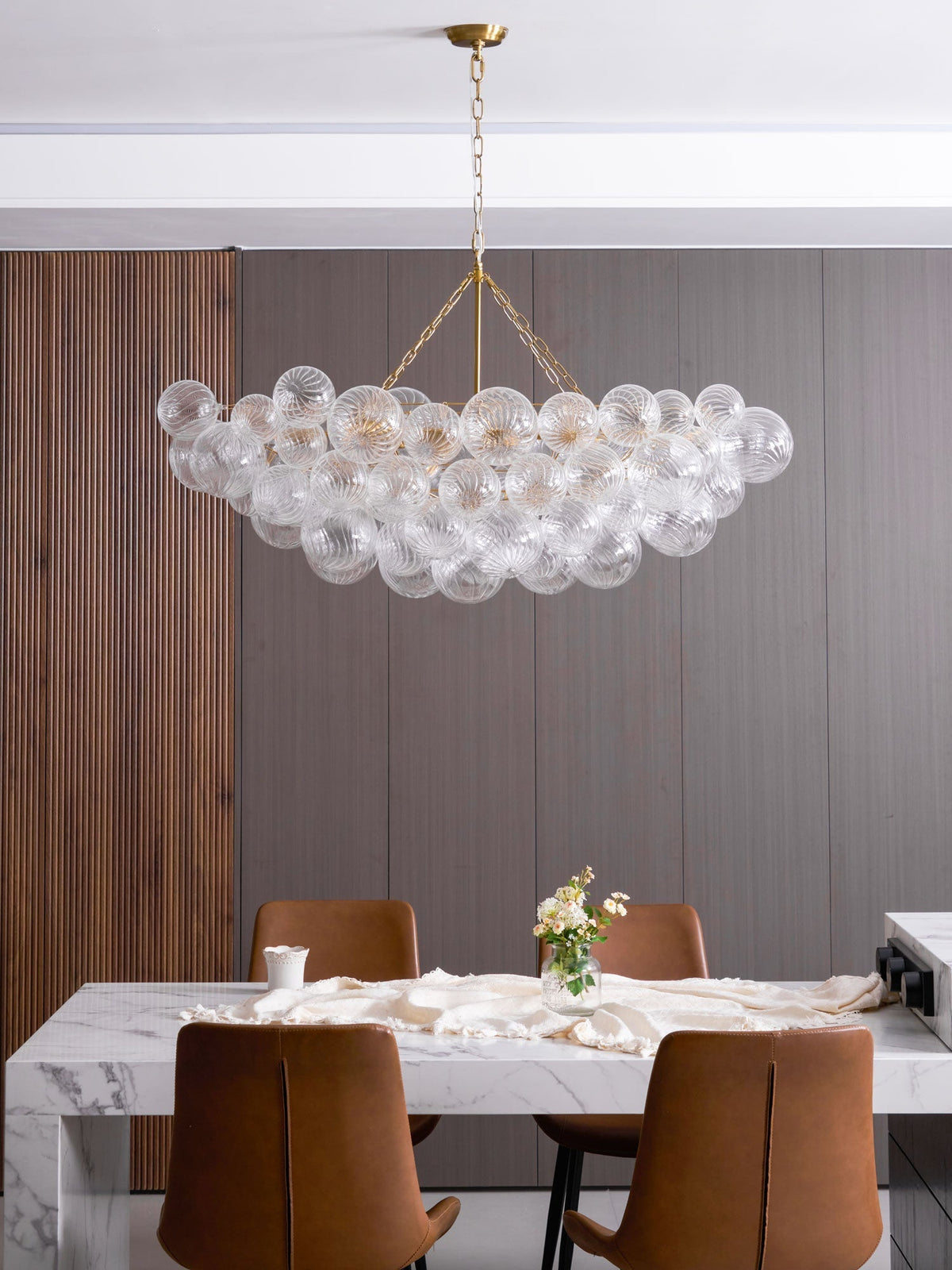 Ben Kroonluchter Glasbal Bubbel Modern