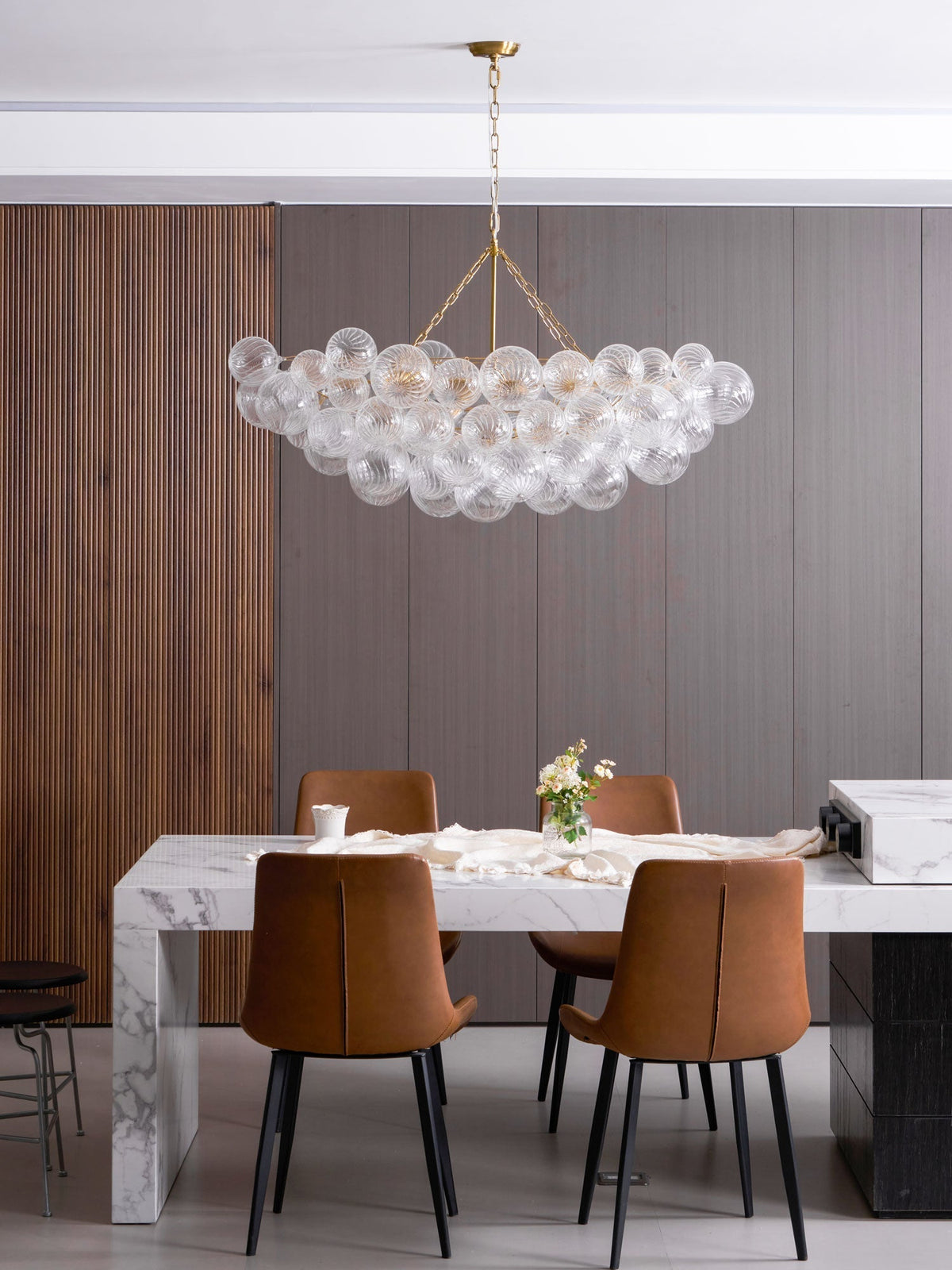 Ben Kroonluchter Glasbal Bubbel Modern