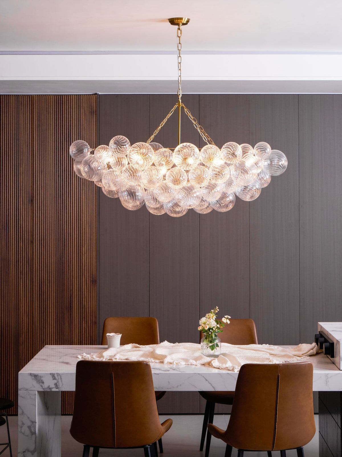 Ben Kroonluchter Glasbal Bubbel Modern
