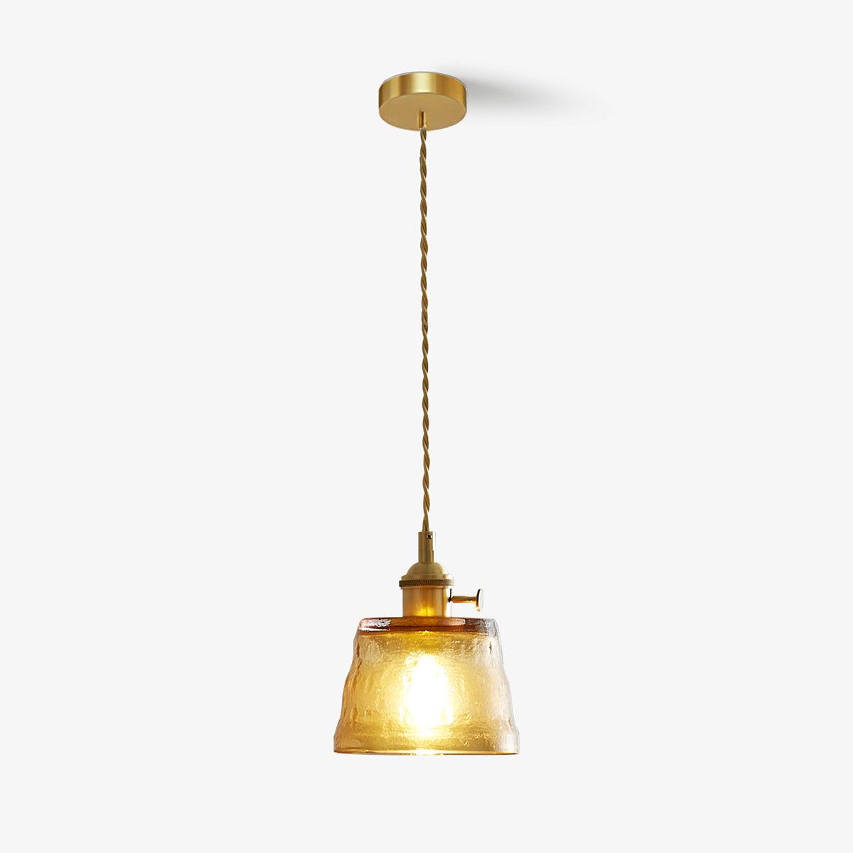 Lioreraya hanglamp van koper glas voor eetkamer