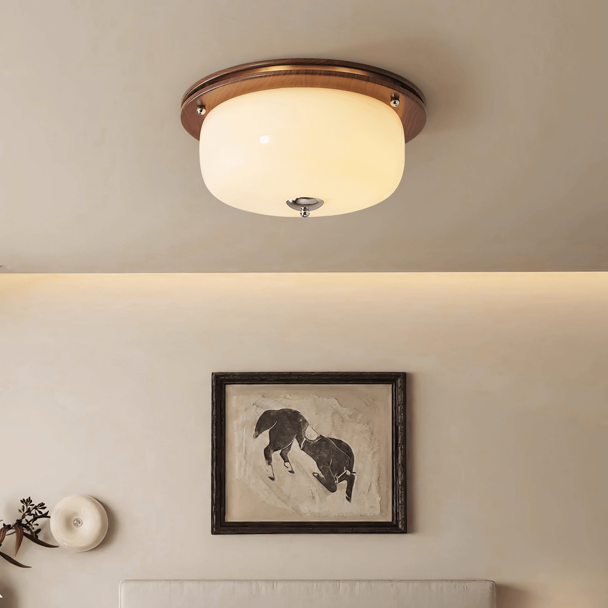 Vetheel Premium Noords Kunstzinnig Koepel Glas Plafondlamp