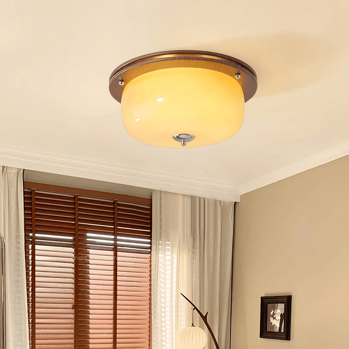 Vetheel Premium Noords Kunstzinnig Koepel Glas Plafondlamp