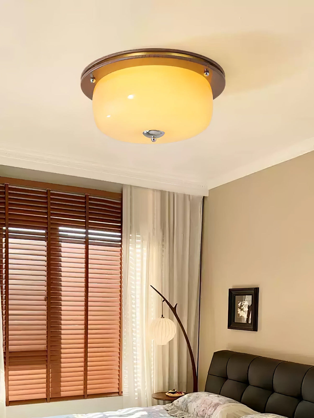 Vetheel Premium Noords Kunstzinnig Koepel Glas Plafondlamp