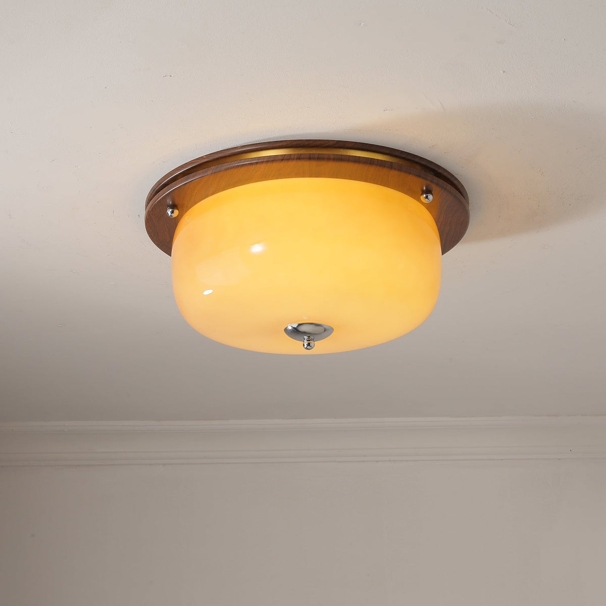 Vetheel Premium Noords Kunstzinnig Koepel Glas Plafondlamp