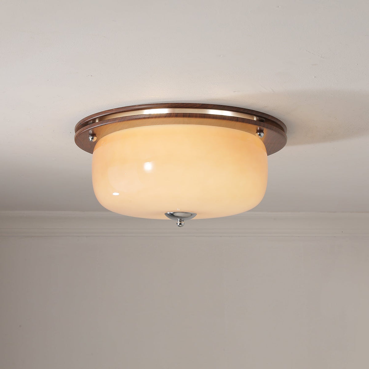 Vetheel Premium Noords Kunstzinnig Koepel Glas Plafondlamp