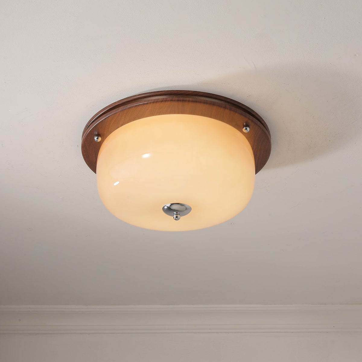 Vetheel Premium Noords Kunstzinnig Koepel Glas Plafondlamp