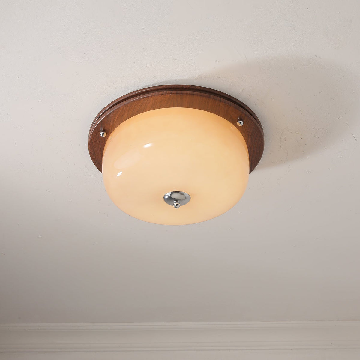 Vetheel Premium Noords Kunstzinnig Koepel Glas Plafondlamp