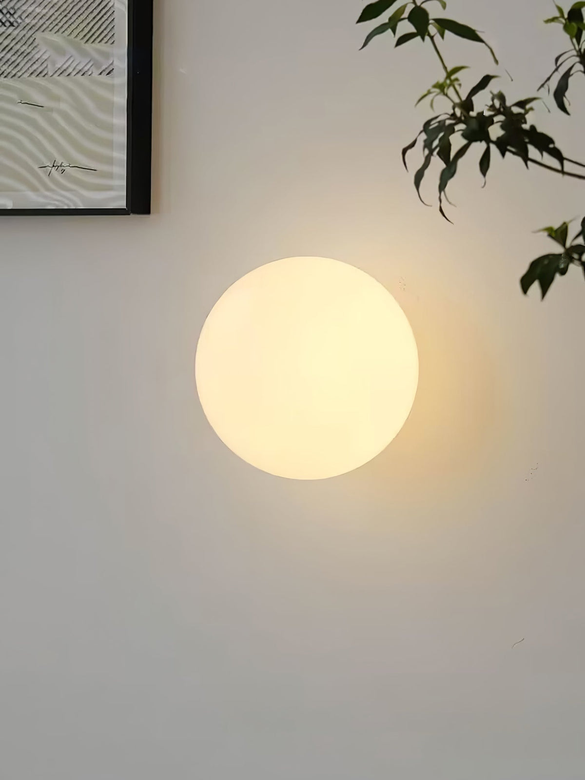 Celorira Moderne minimalistische mini-orb wandlamp van glas