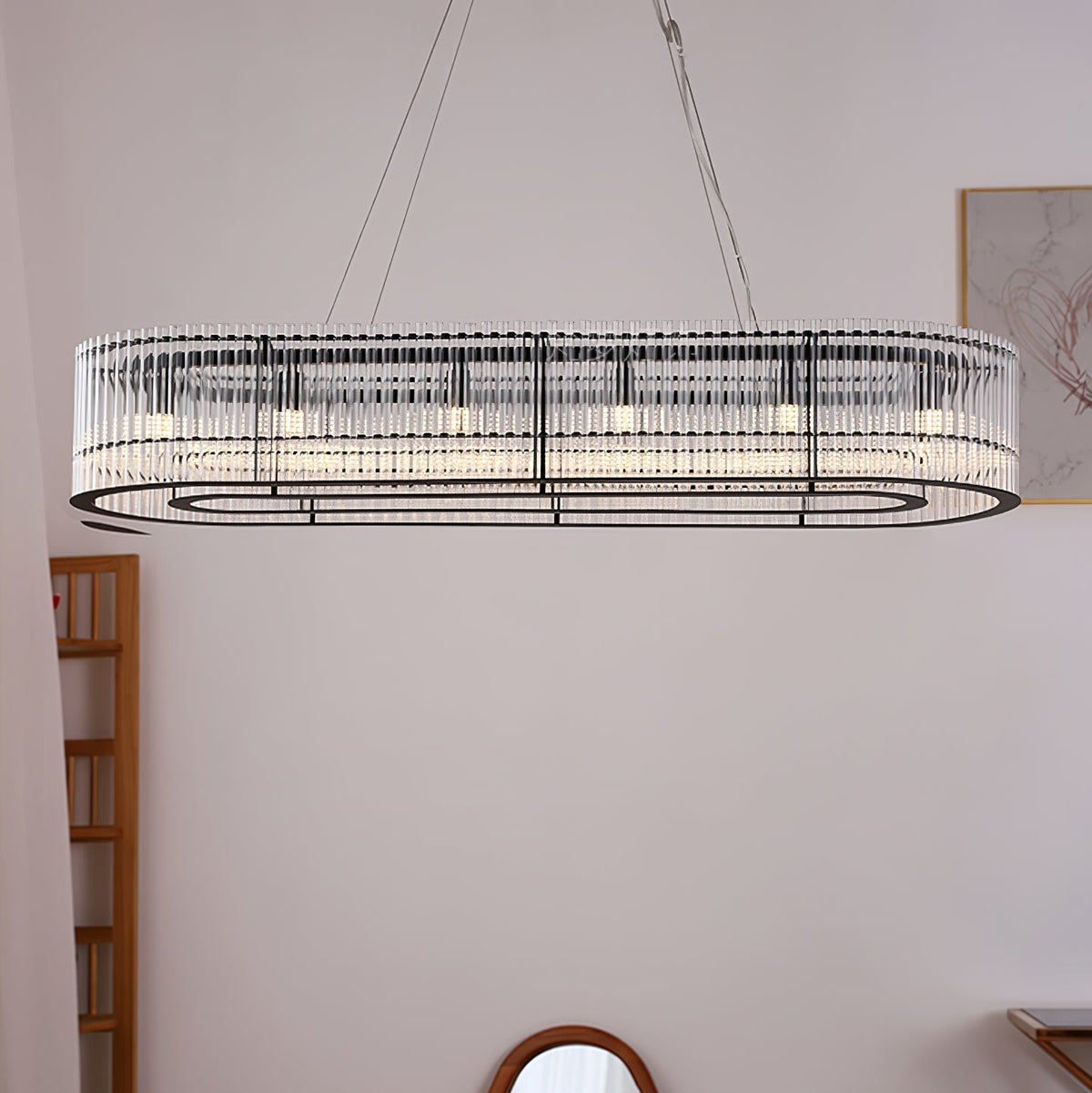 Celivia Moderne hanglamp van glasbuisring