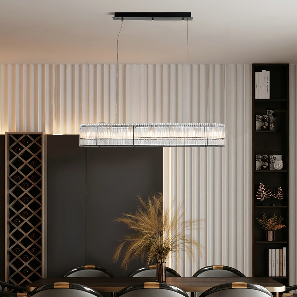 Celivia Moderne hanglamp van glasbuisring