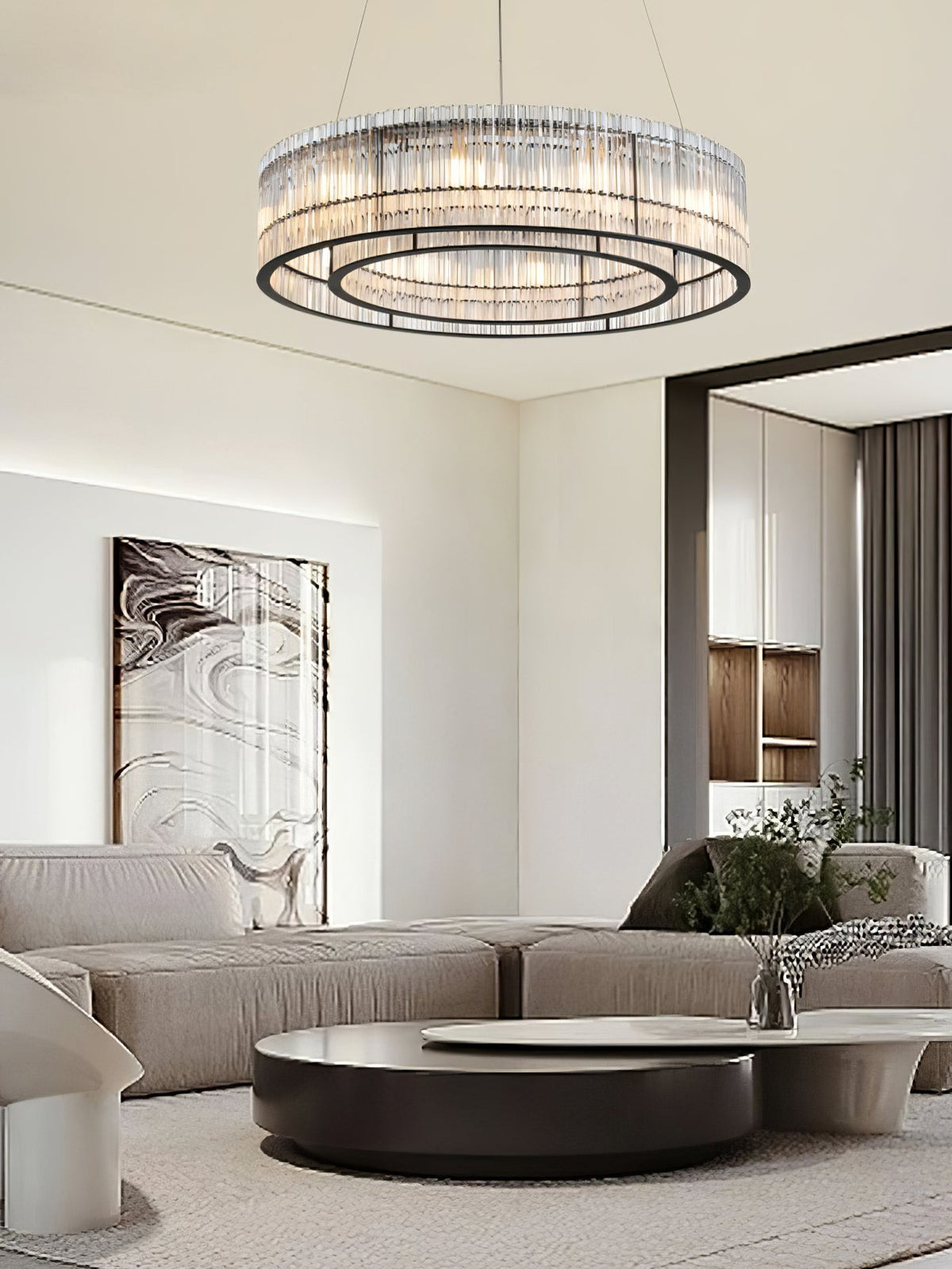 Celivia Moderne hanglamp van glasbuisring