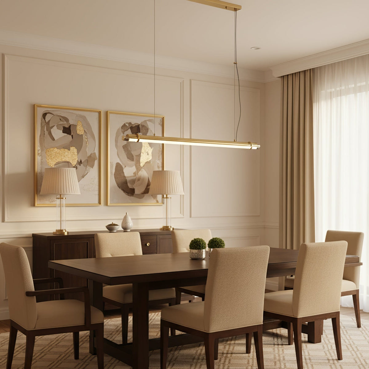 Gleam Bar Lineaire hanglamp