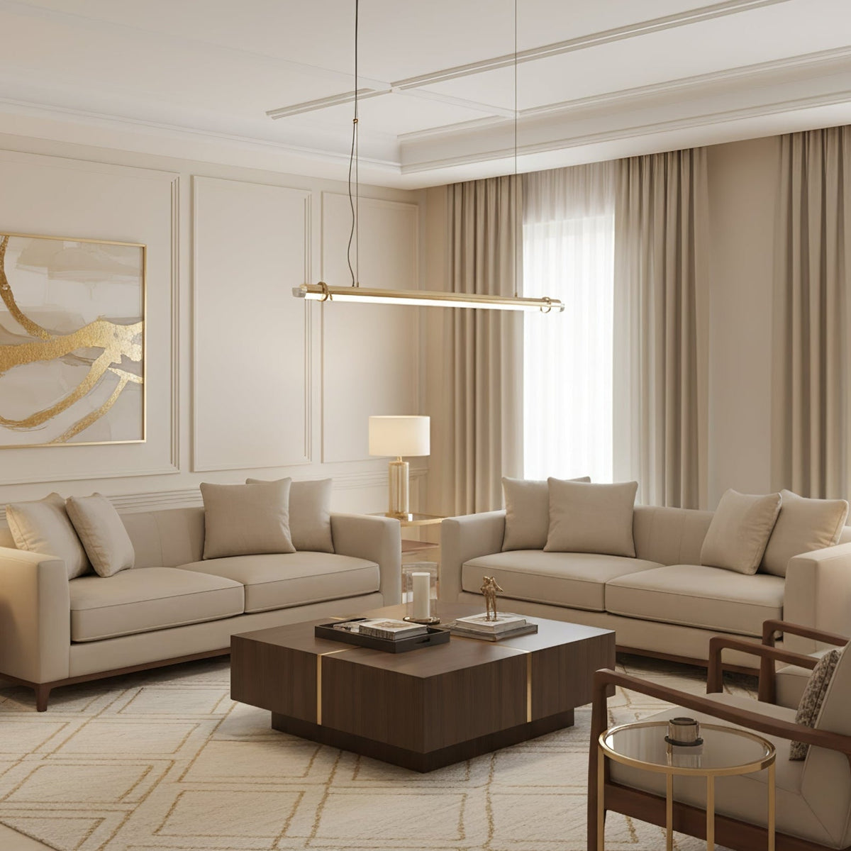 Gleam Bar Lineaire hanglamp
