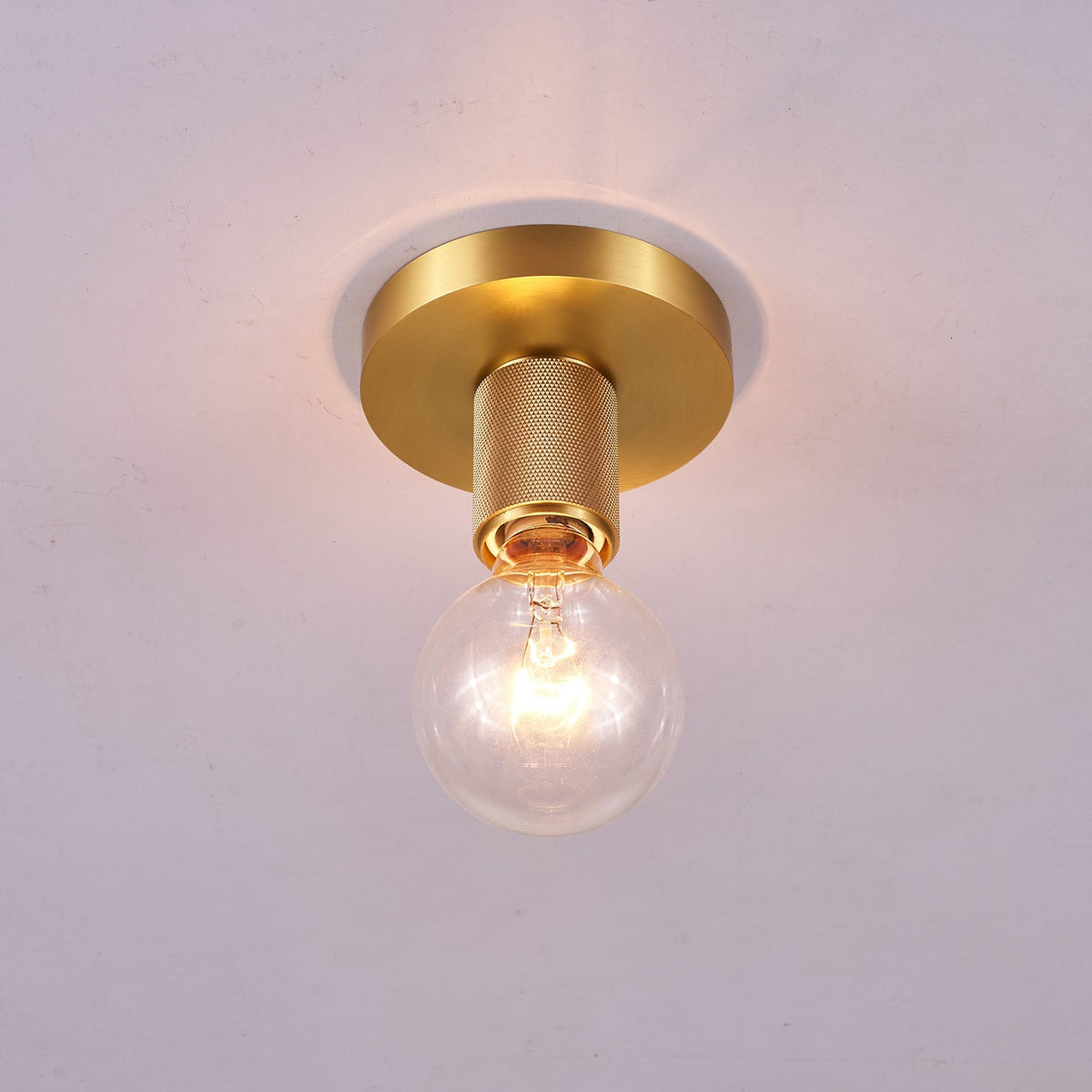 Aursorion moderne minimalistische plafondlamp van messing
