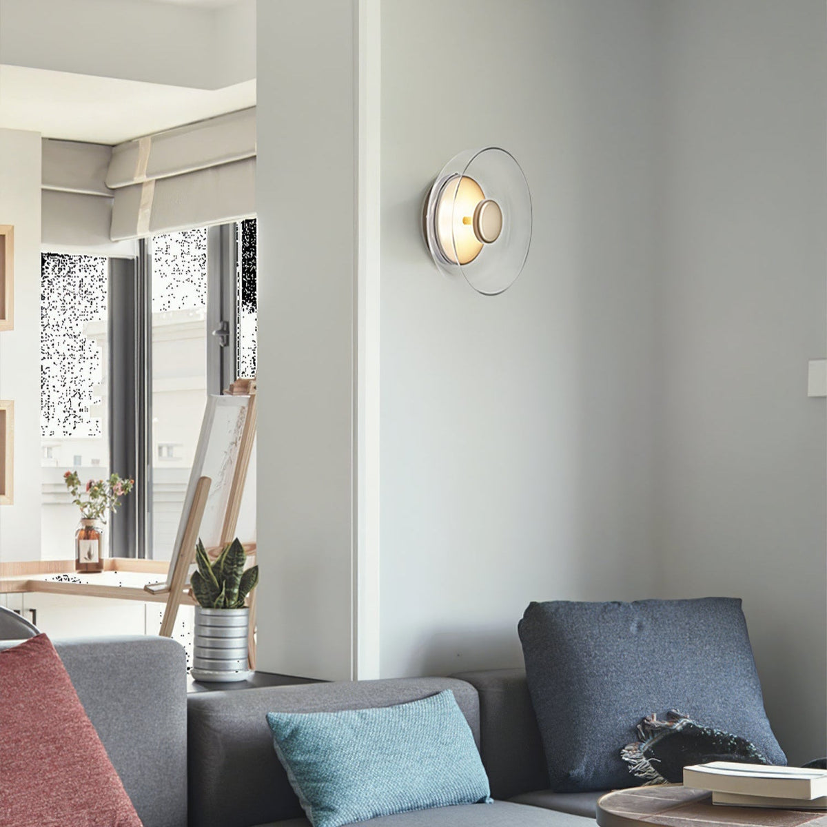 Lomino Premium Noordse kunst glas wandlamp