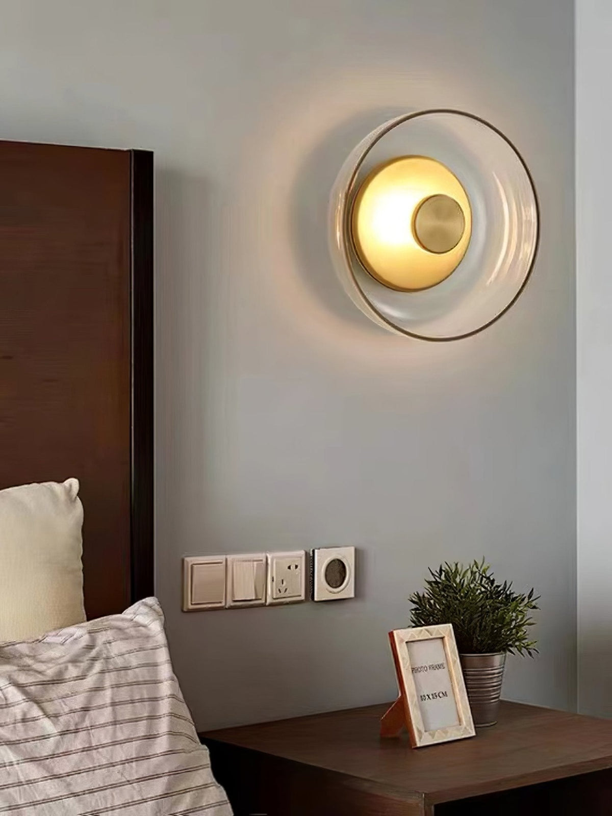Lomino Premium Noordse kunst glas wandlamp