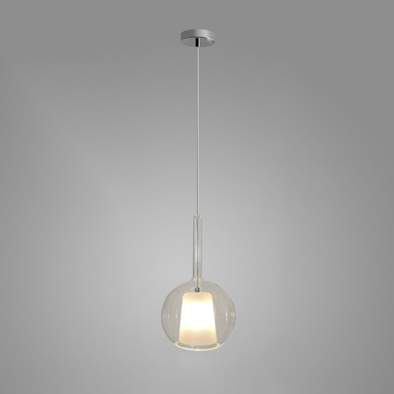 Lioranira hanglamp rookglas rond