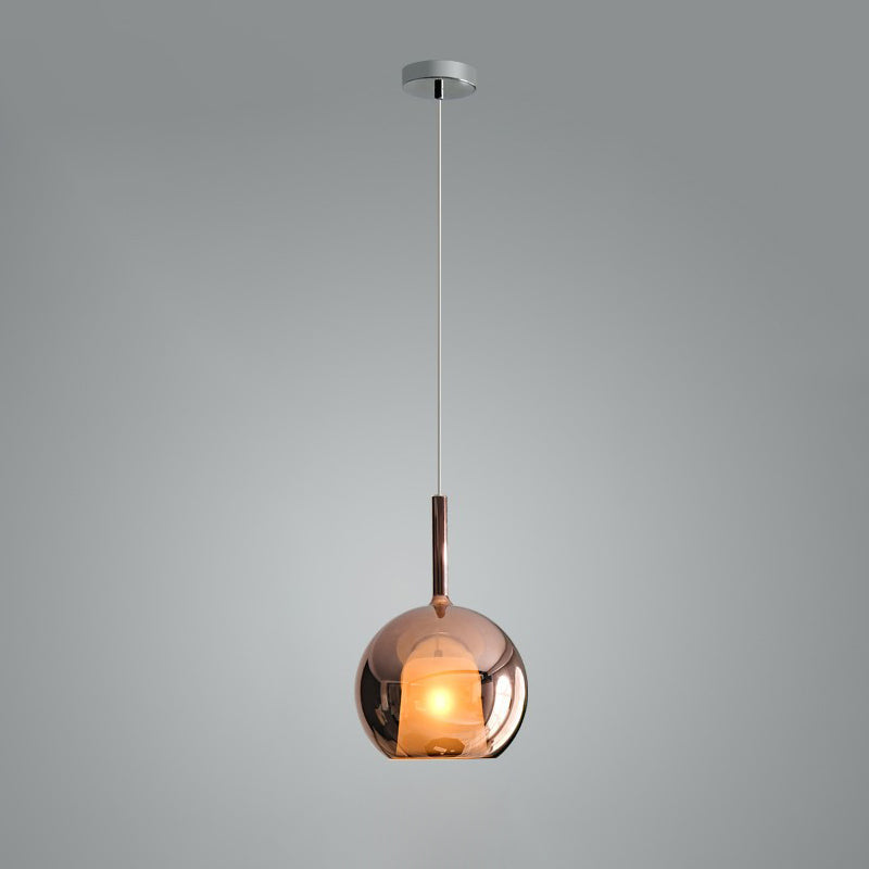 Lioranira hanglamp rookglas rond