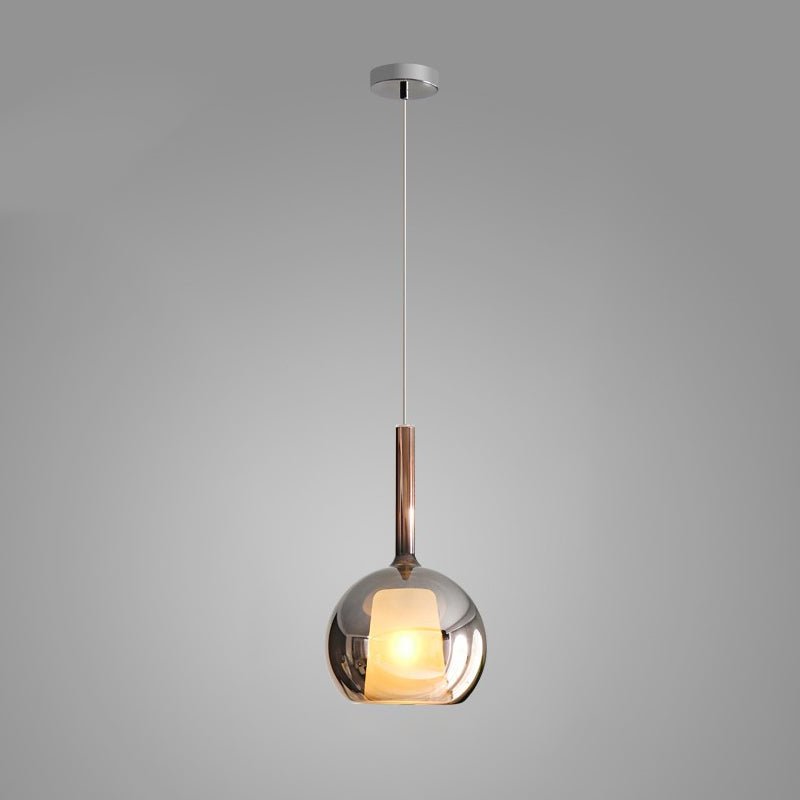 Lioranira hanglamp rookglas rond