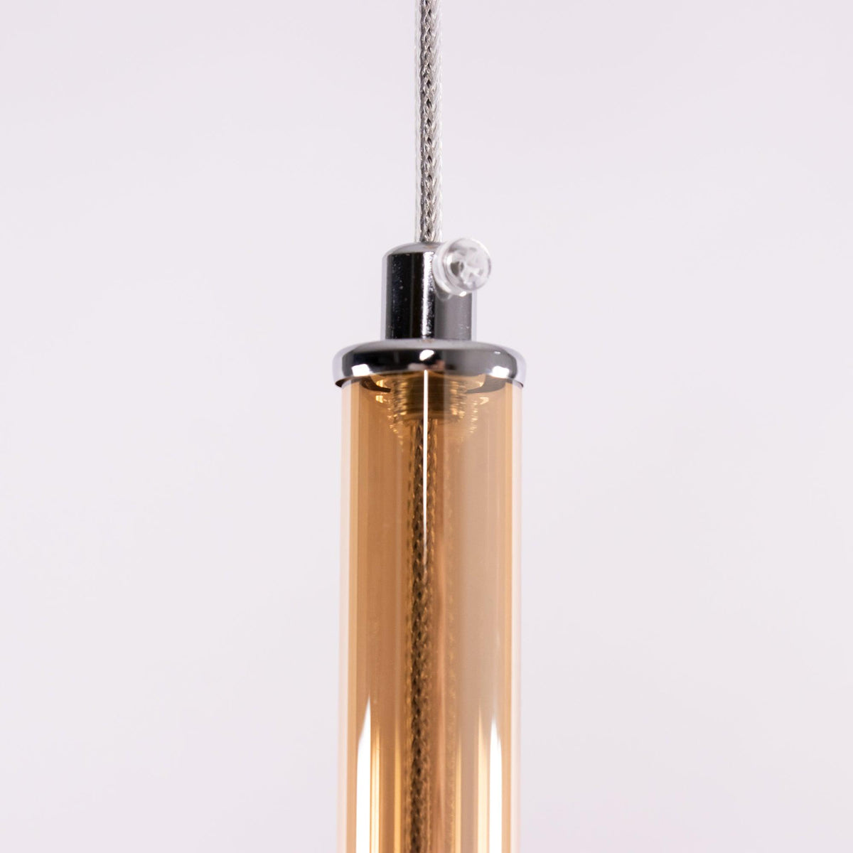 Lioranira hanglamp rookglas rond