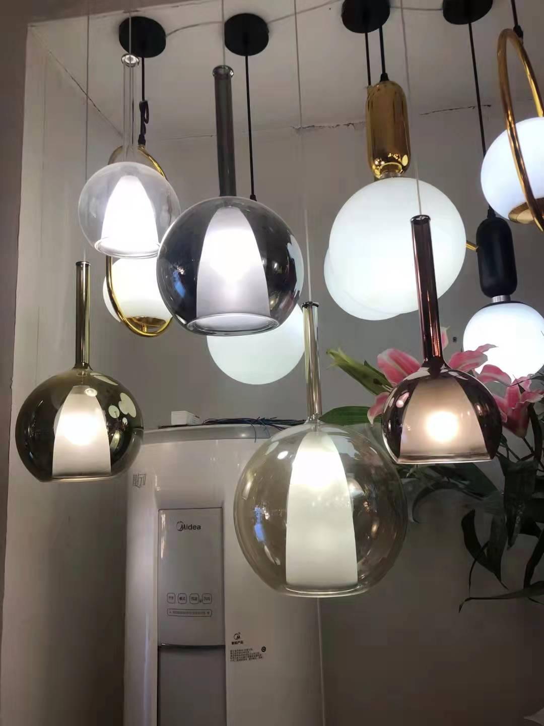 Lioranira hanglamp rookglas rond