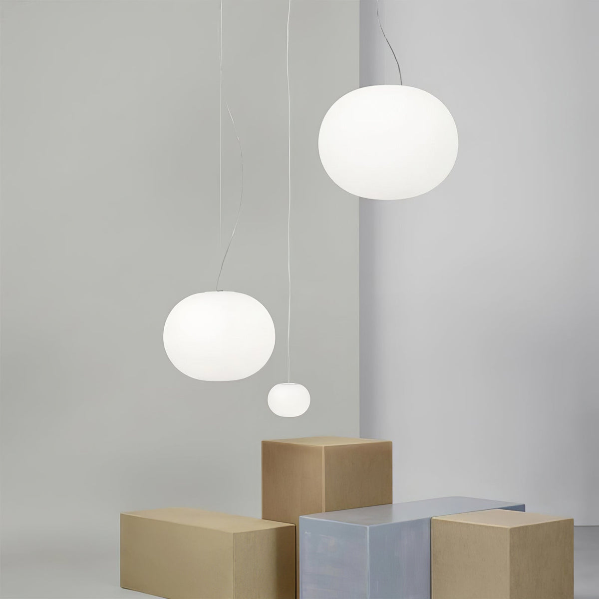 Gysta Moderne hanglamp van glas