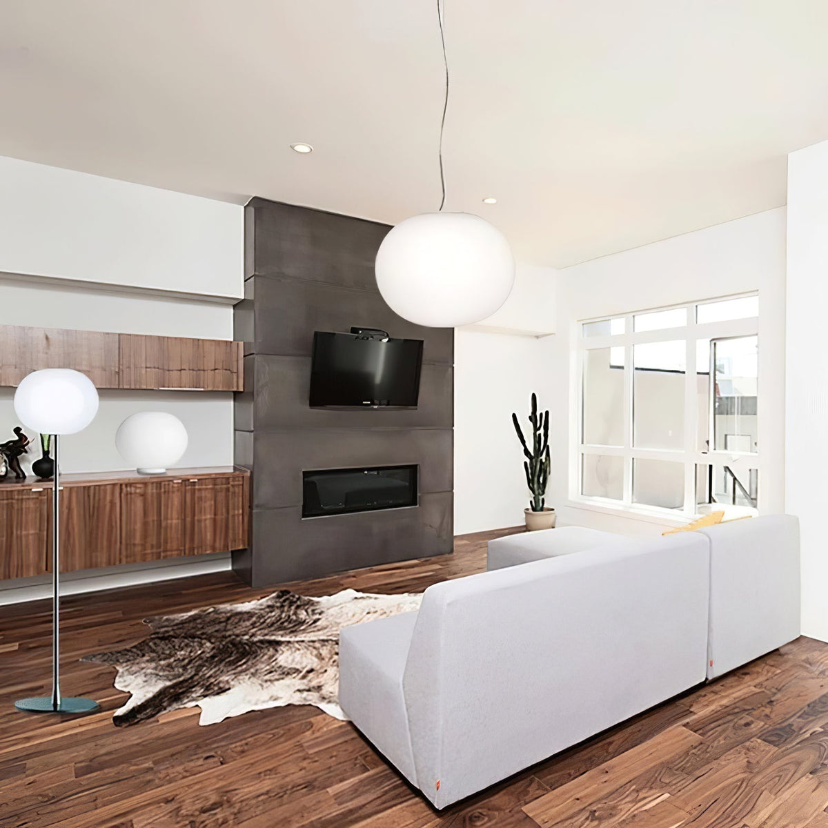 Qersy moderne hanglamp van glas