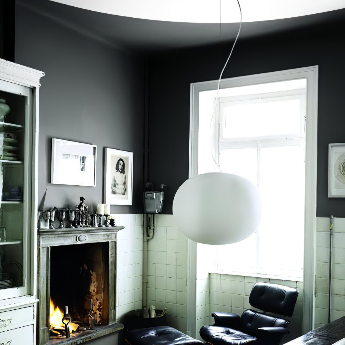 Gysta Moderne hanglamp van glas