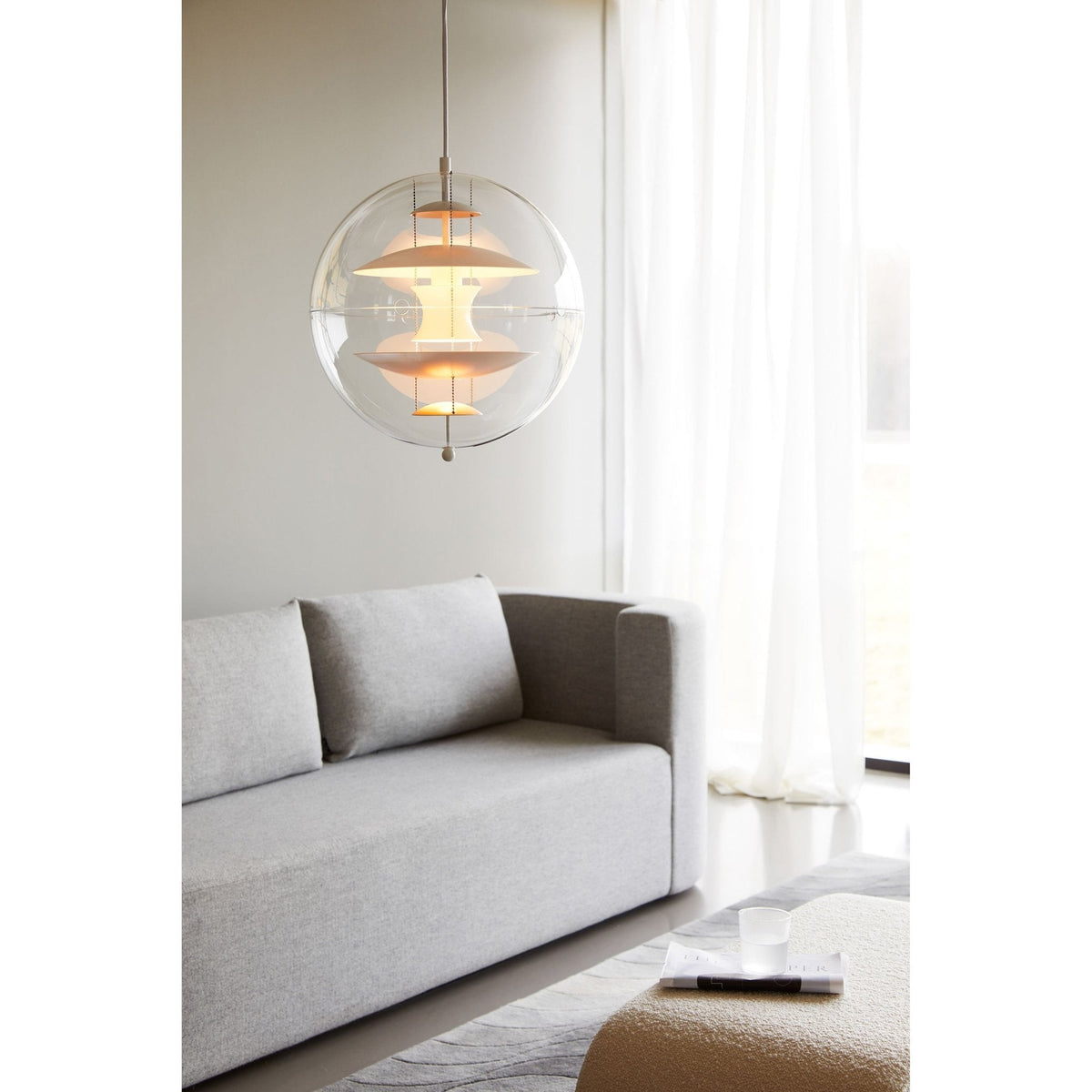 Gyan Futuristische hanglamp van aluminium