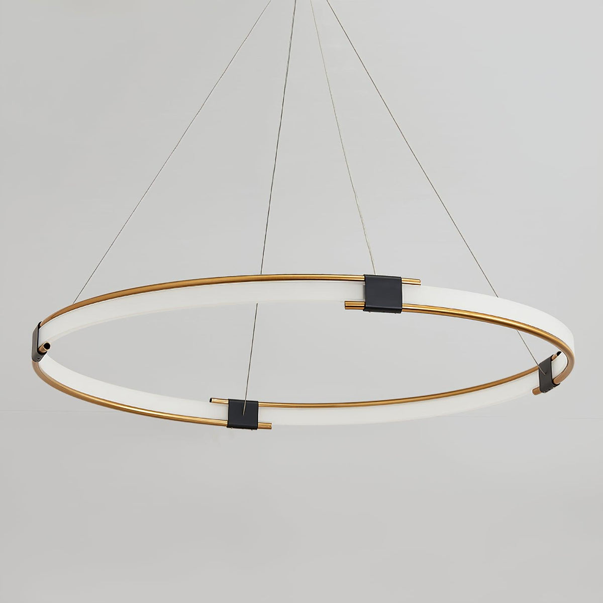 Lavi Kroonluchter met Gouden Ring LED Halo Modern