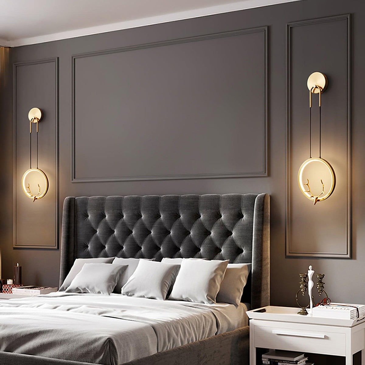 Kirixy Messing speels Wandlamp