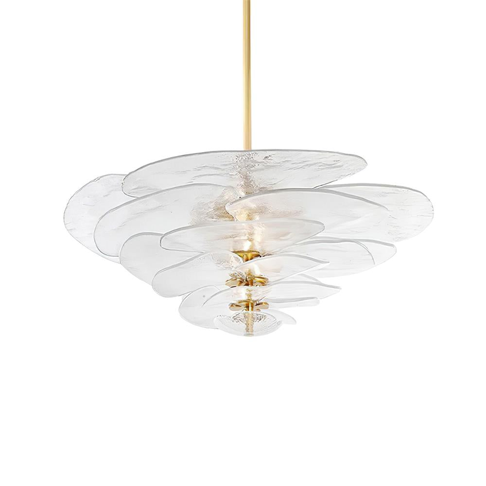 Crivs Kroonluchter Goud Murano-glas Bloemblaadjes Luxe