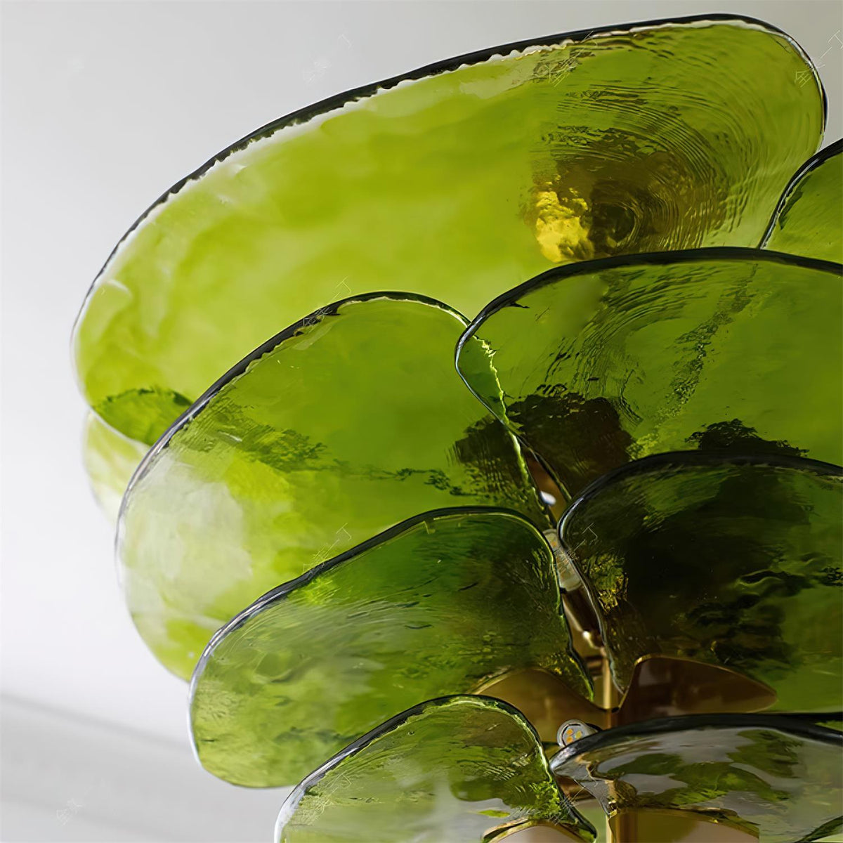 Crivs Kroonluchter Goud Murano-glas Bloemblaadjes Luxe