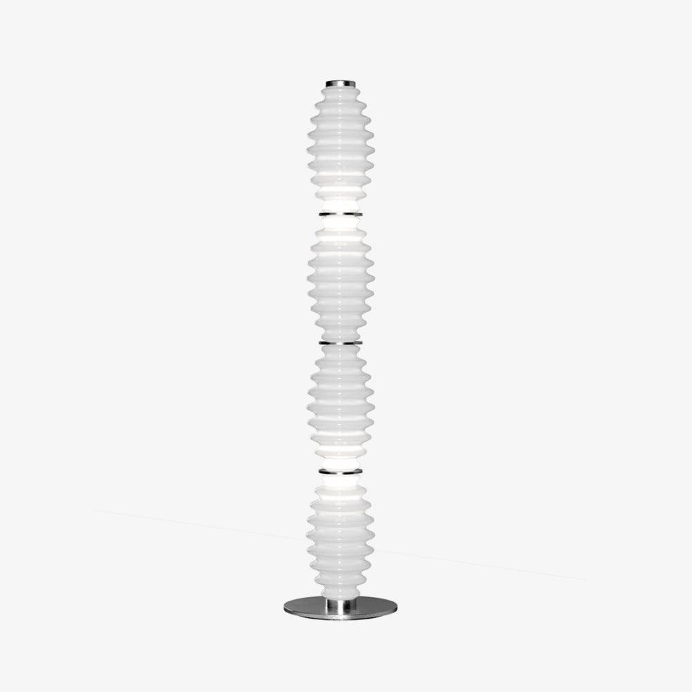 Celerine moderne vloerlamp met glazen kap