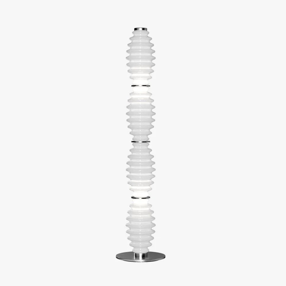 Celerine moderne vloerlamp met glazen kap