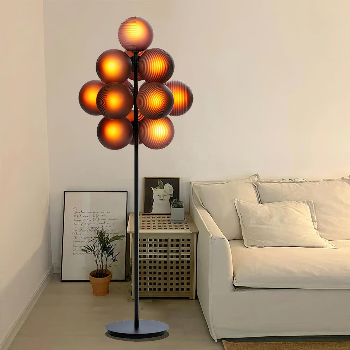 Nyrain glaskunst vloerlamp
