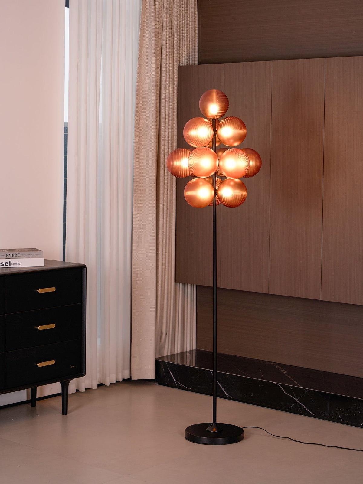 Nyrain glaskunst vloerlamp