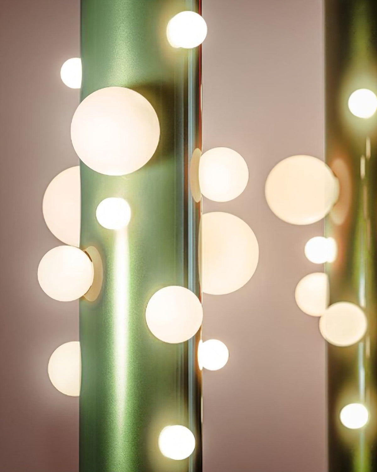 Ortaliel vloerlamp met groen marmer