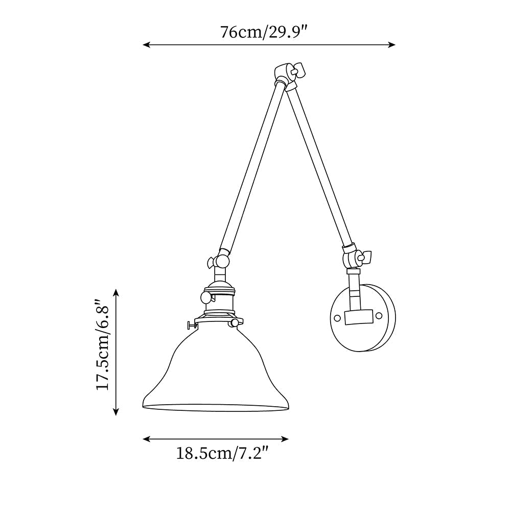 Veldin wandlamp